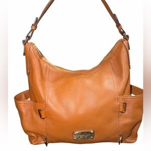 Michael Kors Tan Leather Hobo Bag